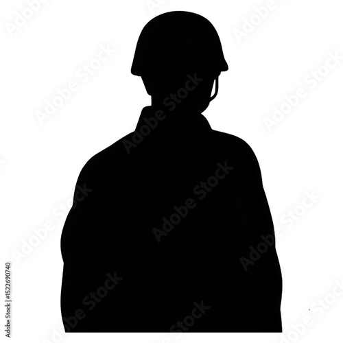 silhouette of a soldier