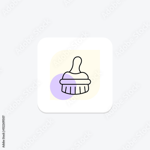 Brush Cap, vector, pixel perfect, illustrator file