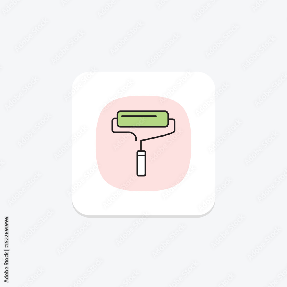 Roller Tray, vector, pixel perfect, illustrator file Roller Tray, vector, pixel perfect, illustrator file