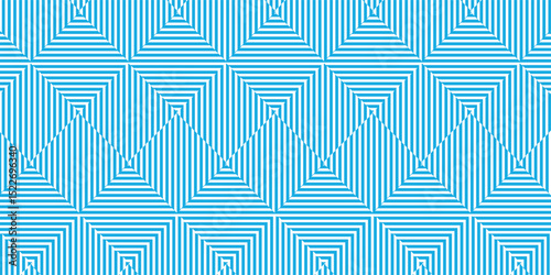 Abstract geometric pattern with lines and stripes.. A seamless background. Blue and white texture for banner.