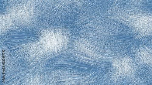 Seamless blue scribbles background.