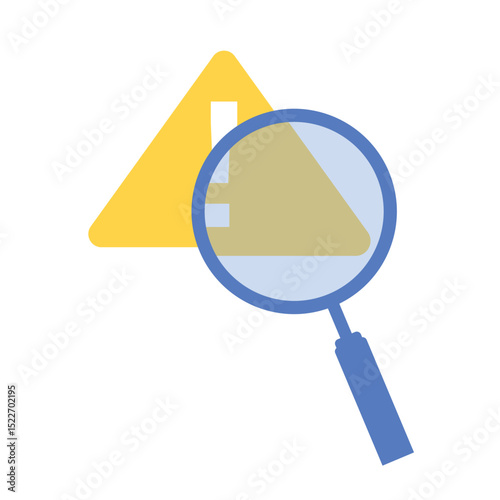 Error investigation: A close-up look at potential issues with a search tool.