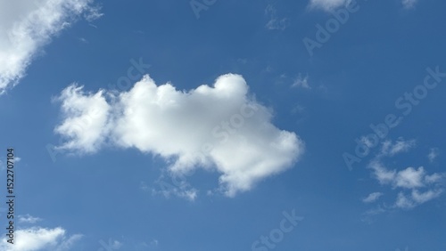 blue sky with clouds
