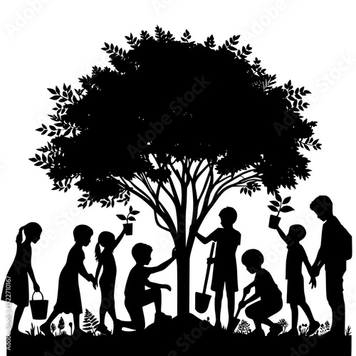 Little Gardeners: Cultivating the Future,bYoung minds connecting with nature through planting, watering, and nurturing