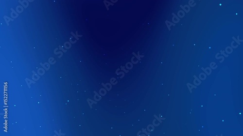 Beautiful abstract blue background with floating light particles and soft glow animation. Perfect for tech intros, presentations, overlays, or futuristic digital content.
