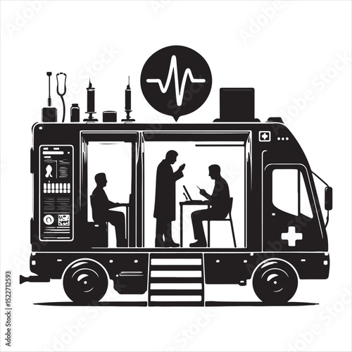 Mobile Medical Unit Providing Healthcare Access Through Innovative Transportation