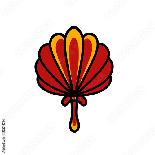 Stylized floral emblem on dark canvas featuring radiant petals design
