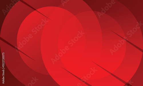 Red gradient abstract background. Circle shapes composition Space. suitable for background, landing page, wallpaper, home screen, theme. vector eps 10