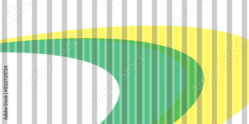 green wave vector abstract background