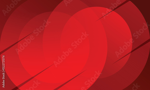 Red gradient abstract background. Circle shapes composition Space. suitable for background, landing page, wallpaper, home screen, theme. vector eps 10