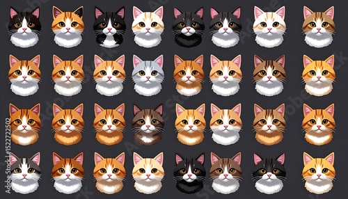 Cute cat portraits