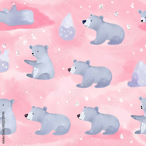 a little cute bear of background