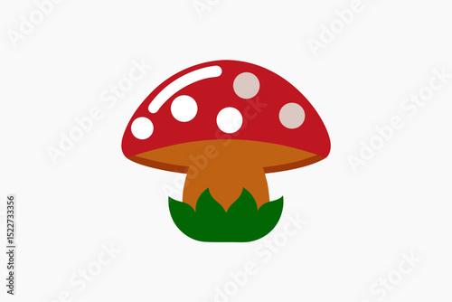 mushroom in the grass