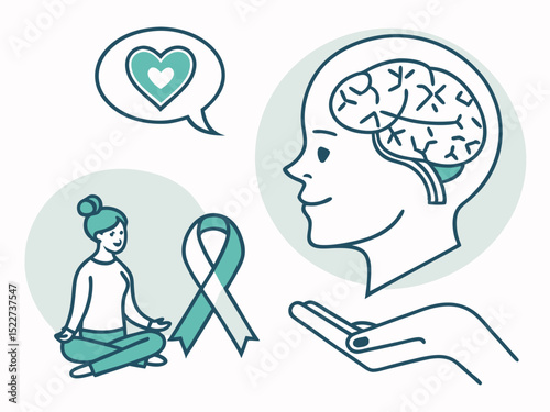 Professional Therapy And Mental Health Support Icon Pack (2) Design