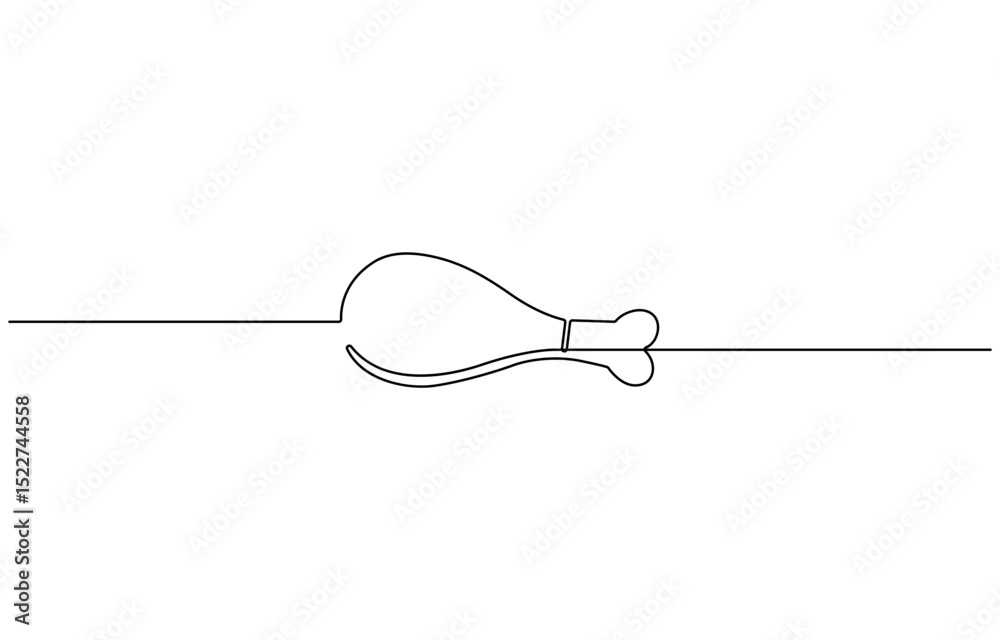 Fried chicken illustration on the white background shows the simple lines and shapes of food, Fried Chicken Icon Trendy Style Vector. Fried chicken illustration on the white background shows the simple lines and shapes of food, Fried Chicken Icon Trendy Style Vector.
