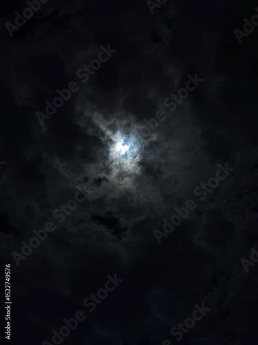 moon and clouds