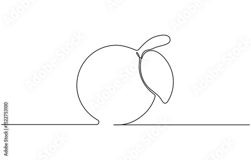 Vector illustration of Lime fruit with slice showing juicy flesh and leaf black and white drawing For children, Black and white picture of orange fruit for children's cartoon coloring.
