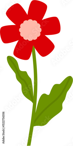 Cute Flower Illustration