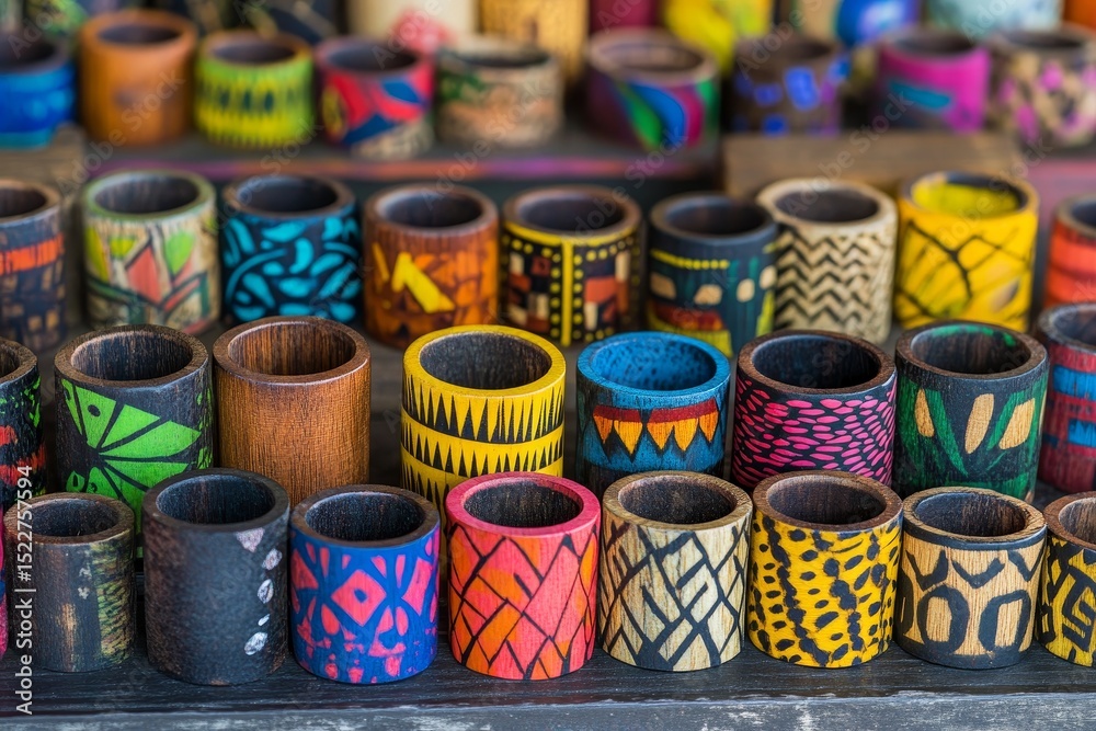 Fototapeta premium colorful moroccan pottery