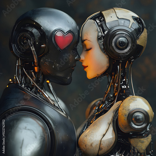 Two robots in love