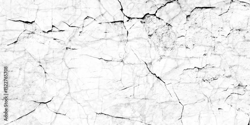 Abstract monochrome background pattern of cracks, chips, scuffs. dust overlay distress grainy grungy effect. white and black damaged cracks and scratch concrete wall distressed background.