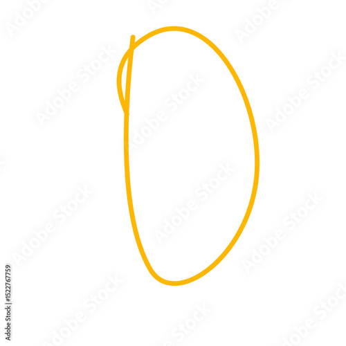 Oval shape doodle