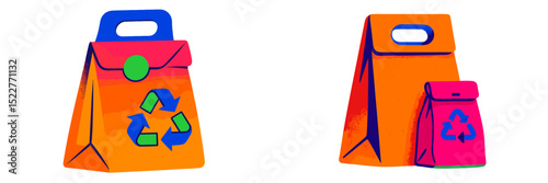 colorful plastic cups