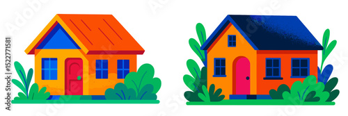 house in the grass