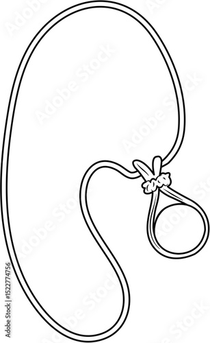 women's necklace coloring page