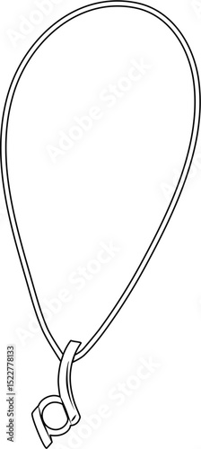 women's necklace coloring page