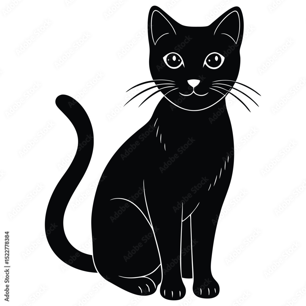 Fototapeta premium cat vector sihouette