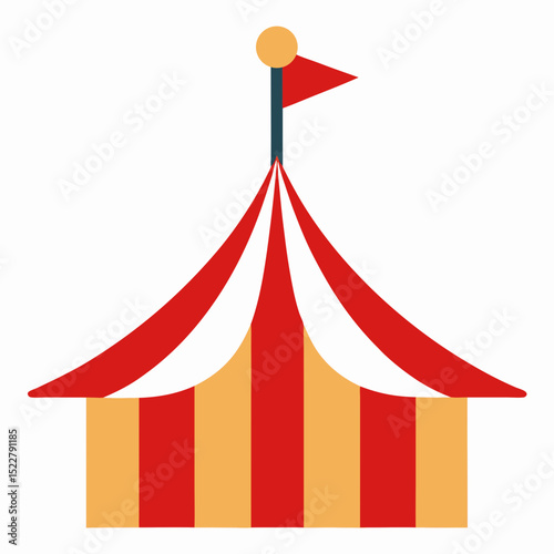 red circus tent