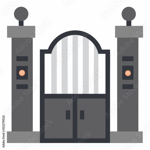 front-gate-with-intercom-on-white-background--.svg
