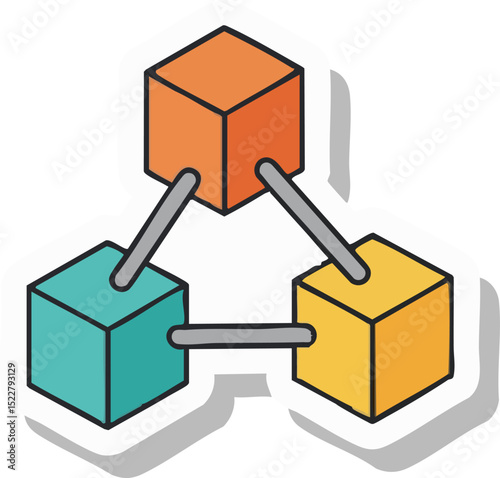 Blockchain (Connected blocks with chain)