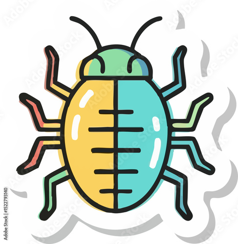 Bug (Malware icon with glitch effect)