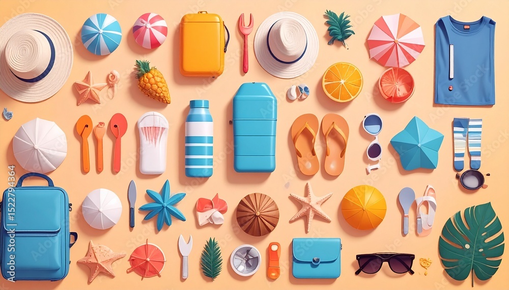 Summer beach accessories Summer beach accessories