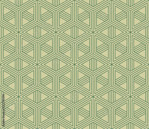 Seamless Wireframe Cube Pattern: Abstract 3D Background
