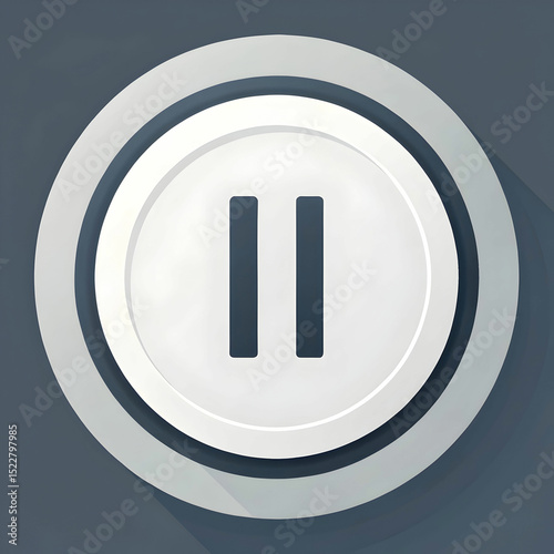 ui ux element pause button