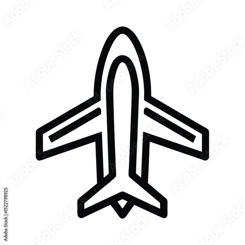Flight Icon Outline Vector Illustration