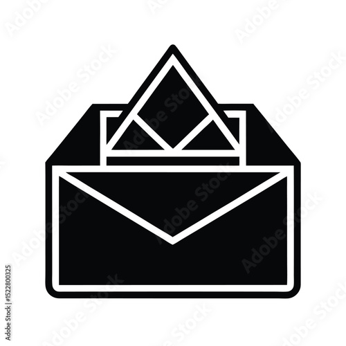 Inbox Icon Outline Vector Illustration
