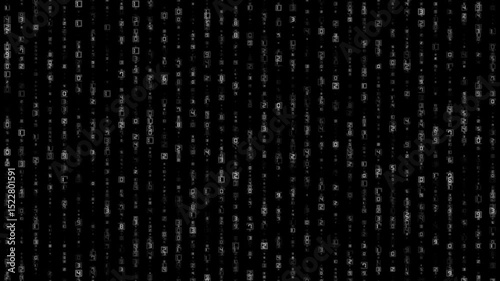Vertical Data Line Stream Background