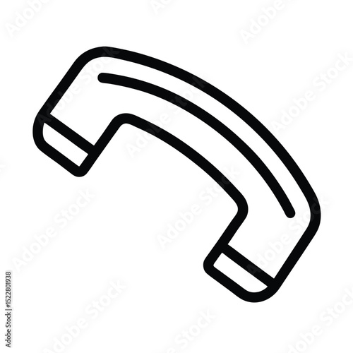 Phone Icon Outline Vector Illustration