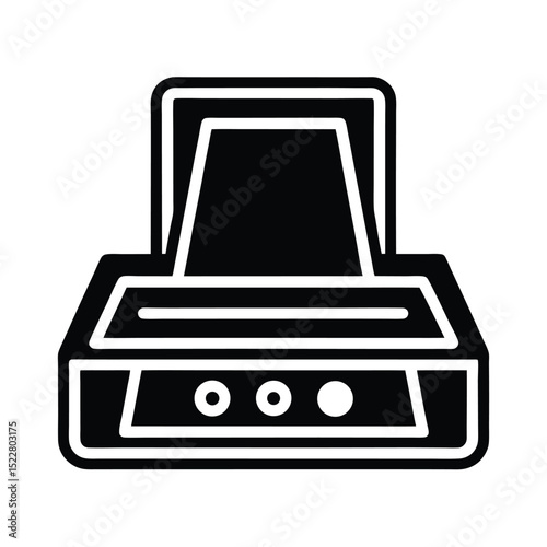 Scanner Icon Outline Vector Illustration