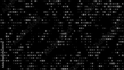 Cyber Data Dots Motion Grid