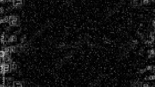 Deep Glitch Particles Tech Effect