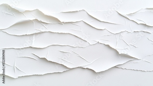 White Embossed Paper Texture with Vintage Wear