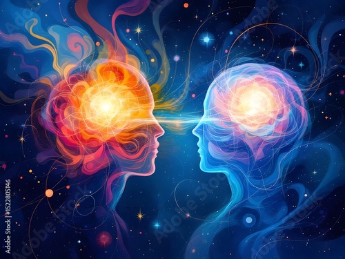 EMDR therapy abstract illustration 