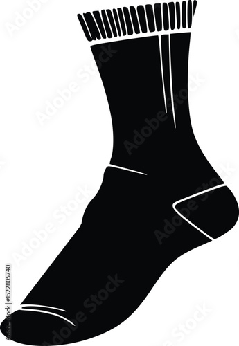 black and white socks