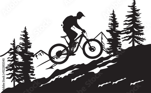 bicycle, bike, isolated, sport, wheel, cycle, cycling, transport, white, pedal, vector, black, illustration, vehicle, vintage, mountain, old, ride, race, silhouette, seat, frame, transportation, bikin