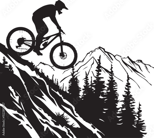 bicycle, bike, isolated, sport, wheel, cycle, cycling, transport, white, pedal, vector, black, illustration, vehicle, vintage, mountain, old, ride, race, silhouette, seat, frame, transportation, bikin